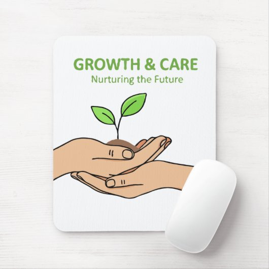 Growth & Care | Nurturing the Future Inspirational Muismat (Met muis)