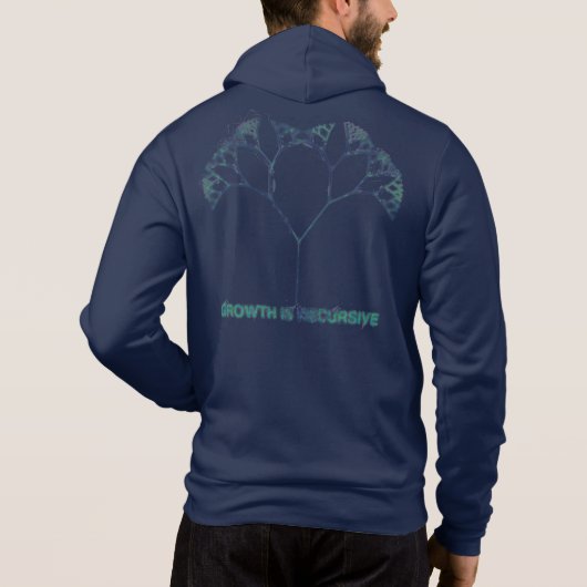 GROWTH_IS_RECURSIVE HOODIE (Achterkant)