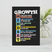 Growth Mindset Classroom Brain Motivation Entrepre Kaart (Staand voorkant)