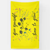 Growth Mindset Inspirerend ontwerp Spandoek (Verticaal)