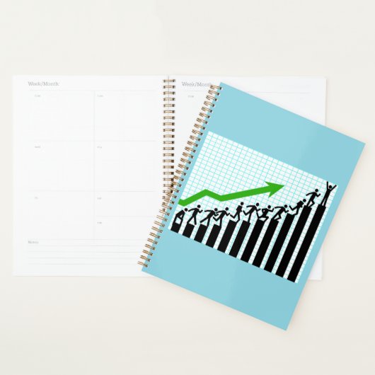 Growth Success Progress Bar Chart (Devant avec enveloppe)