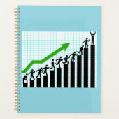 Growth Success Progress Bar Chart Planner (Voorkant)