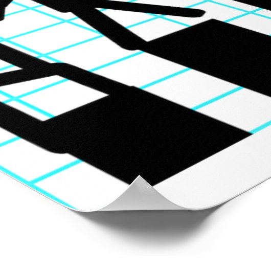 Growth Success Progress Bar Chart Poster (Hoek)