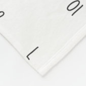 Growth tracker - Mijlpaal boho waterverf bloemen Fleece Deken (Hoek)