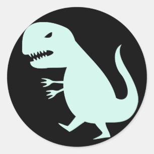 Grr Dinosaur Ronde Sticker