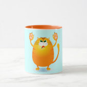 Grr ! Drôle chat de dessin animé, tasse (Centre)