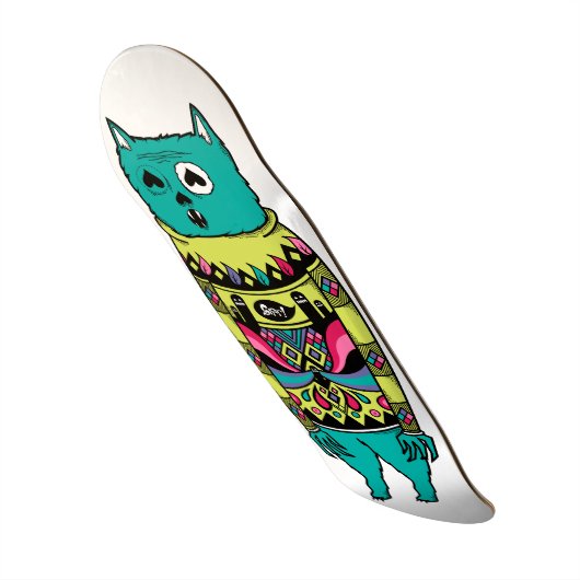 Grr. Oude schooldek Skateboard (Voorkant)