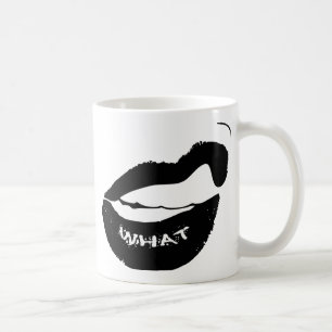 Grr Wat! Zwarte lippenstift en geblindeerde tanden Koffiemok