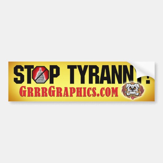 GrrGraphics-Bumpersticker Bumpersticker (Voorkant)