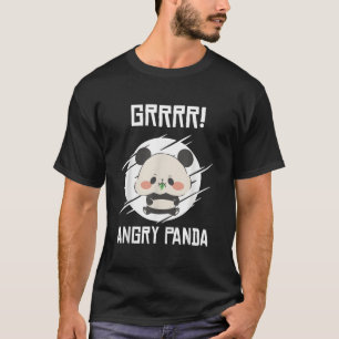 Grrr Boze Panda's Wilde Panda Bamboe T-shirt