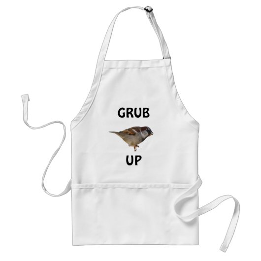 GRUB UP Sparrow Apron Standaard Schort (Voorkant)