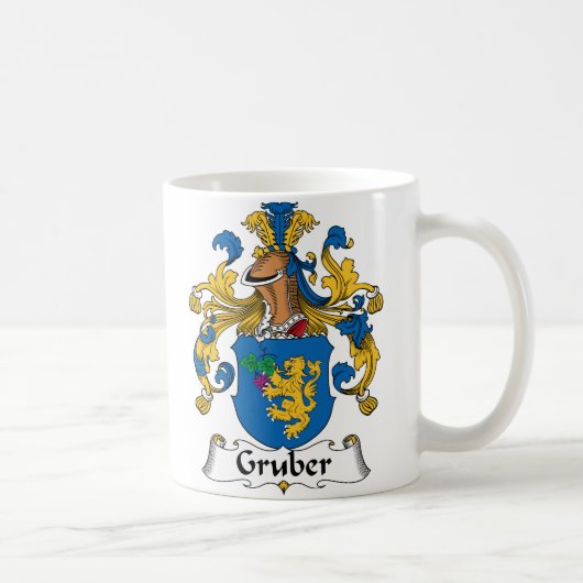 Gruber Family Crest Koffiemok (Rechts)