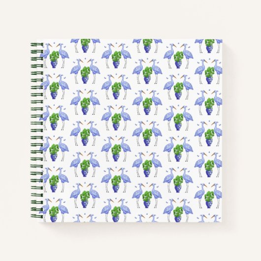 Grue de la Chinoiserie et Carnet spiral de Monster (Devant)