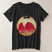 Grue et sweatshirt de vagues (Design devant)