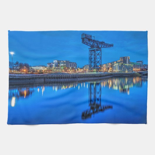 Grue Finnieston, serviette de thé Glasgow Kitchen (Horizontal)