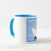 Grue regardant à gauche - la tasse (Devant gauche)