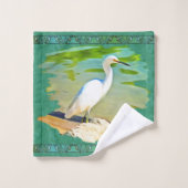 Grue Sur La Rivière Mismaloya 0335 (Gant de toilette)