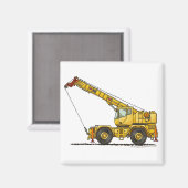 Grue Tous Terrain Magnets de construction hydrauli (Recto/Verso)