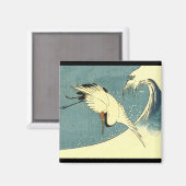 Grue volant dans un aimant à vague (Recto/Verso)