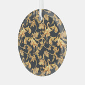 Grues baroques dorées : ornement rococo. (Avant gauche)