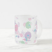 Grues et fleurs en papier à l'origami Grues et Mug (Devant droit)