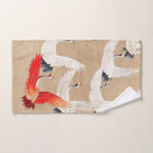 Grues volantes japonaises (Serviette à main)