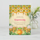 Gruhapravesam invitation Indien invitation du réch (Debout devant)