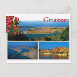 Gruissan, Cote d'Azur, multiview Briefkaart