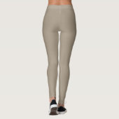 Grullo Color Solid Elegant Leggings (Achterkant)