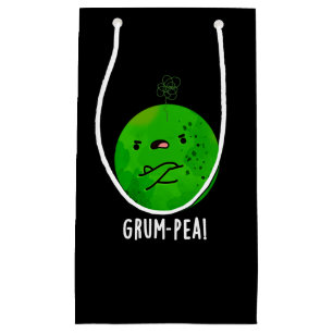 Grum-pea Grappige Veggie Pun Dark BG Klein Cadeauzakje