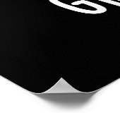 Grum-pea Grappige Veggie Pun Dark BG Poster (Hoek)