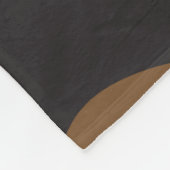 Grumble Pug Medium Brown Fleece Blanket Deken (Hoek)