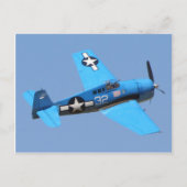 Grumman F6F Hellcat Briefkaart (Voorkant)