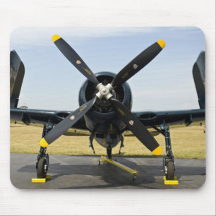 Grumman F8F Bearcat marine gevechtsvliegtuig op de Muismat