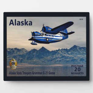 Grumman G-21 Goose - Alaska Postage Fotoplaat