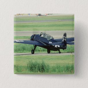 Grumman TBF/TBM Avenger marine torpedobommenwerper Vierkante Button 5,1 Cm