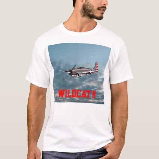 Grumman Wildcat 1942 T-shirt (Voorkant)