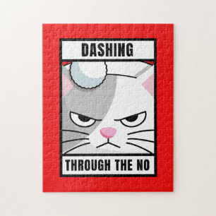 GRUMP CAT DRÔLE PUZZLE DE NOËL