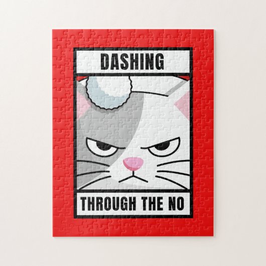 GRUMP CAT DRÔLE PUZZLE DE NOËL (Vertical)