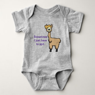 Grump Llama Romper