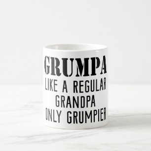 Grumpa als een reguliere opa Mok-cadeau Koffiemok