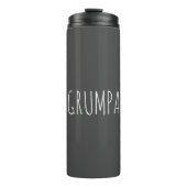 Grumpa Funny Novelty voor Grumpy Grandpa Thermosbeker (Voorkant)