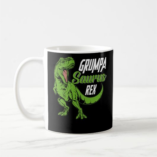 Grumpa-Saurus Rex Dinosaur GrumpaSaurus Koffiemok (Links)