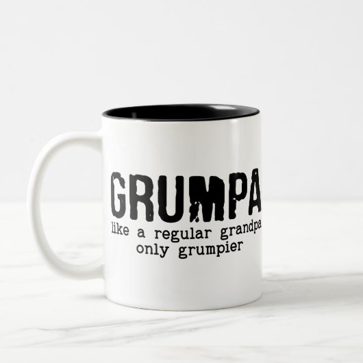 Grumpa Tweekleurige Koffiemok (Links)