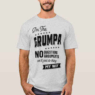 Grumpa Way Funny Grandpa Vaderdag T-shirt