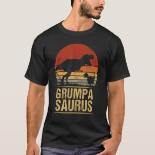 Grumpasaurus rex familie dinosaurus rex dino vader t-shirt