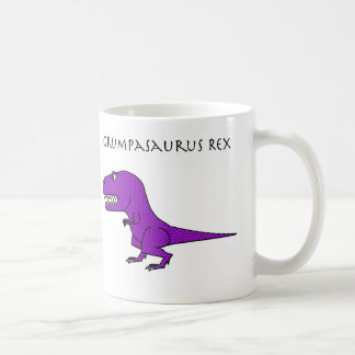 Grumpasaurus Rex Paarse getextureerde Mok