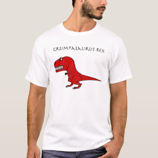 Grumpasaurus Rex Red T-shirt