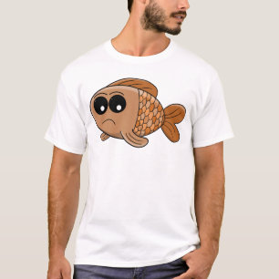 Grumperige Goudvis Cartoon T-shirt