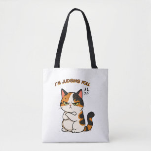 Grumperige Schotse Kat - Ik oordeel over je Draagtas